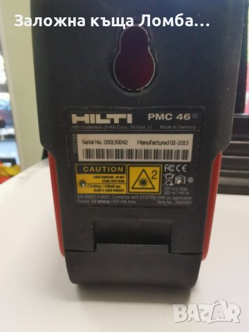 ТОЧКОВ И ЛИНЕЕН ЛАЗЕР HILTi PMC 46, снимка 4 - Измервателни инструменти - 42175734