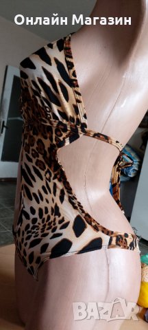 БОДИ Бански ЛЕОПАРДОВО  код 045, снимка 2 - Бански костюми - 32061097