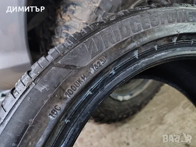 2бр.зимни гуми BRIDGESTONE 245 45 18 DOT25 цена за брой, снимка 6 - Гуми и джанти - 55779855