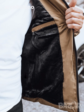 Мъжко зимно ватирано яке с качулка, 4цвята , снимка 9 - Якета - 52259354