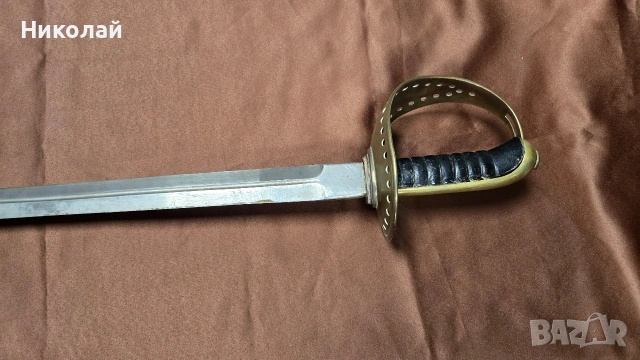 Огромен европейски палаш,сабя, шпага 19ти век 110см дължина