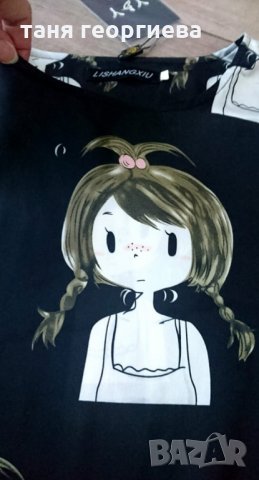 Маркова сатенена блуза , снимка 4 - Блузи с дълъг ръкав и пуловери - 29984658