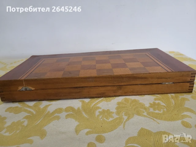 #7 Стар дървен соц шах с табла , снимка 10 - Шах и табла - 50988687