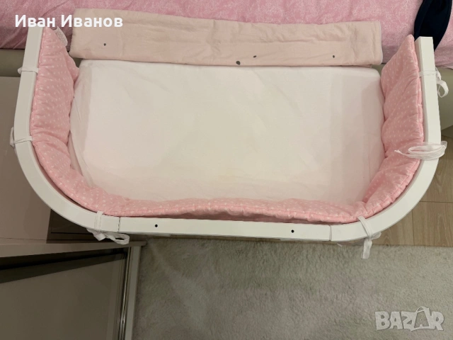 Бебешко легло /кошара next to me Baby Bay, снимка 3 - Бебешки легла и матраци - 53988951