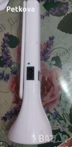 Лед настолна лампа, с фенерче 2в1, с вградена батерия, снимка 5 - Друга електроника - 31928924