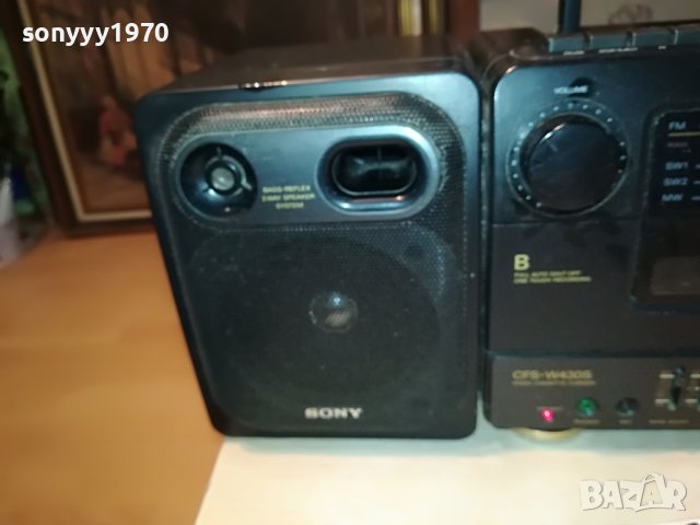 SONY-КАСЕТОФОН С 2 КОЛОНИ 1704231507, снимка 10 - Радиокасетофони, транзистори - 40389444