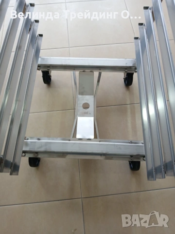 Чисто нови колички за ротационни печки MIWE, за тави 60х80см, снимка 4 - Друго търговско оборудване - 53985881