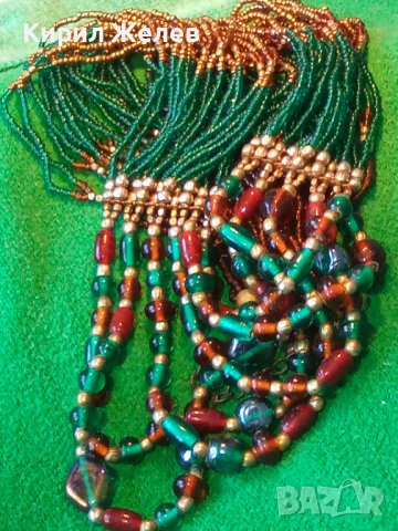 ВЕЛИКОЛЕПНА МЪНИСТЕНА ХЕНД - МЕЙД ОГЪРЛИЦА ЕТНО - АРТ СТИЛ РЪЧНА ИЗРАБОТКА 34768, снимка 5 - Колиета, медальони, синджири - 39200978