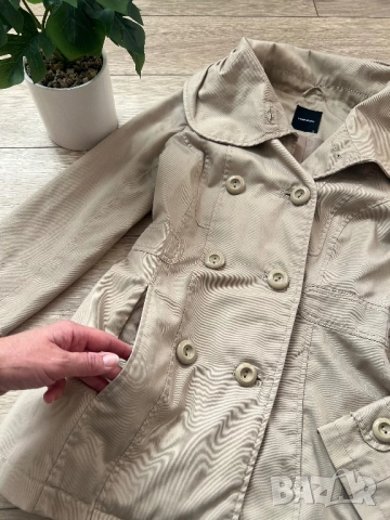 Къс тренчкот, снимка 5 - Якета - 52255269