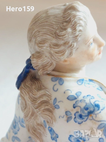 Порцеланова фигура на фирма MEISSEN-начало на 20 век., снимка 9 - Колекции - 54291121