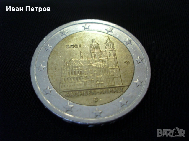 Супер рядка 2 евро монета 2021 Серия D (Германия)