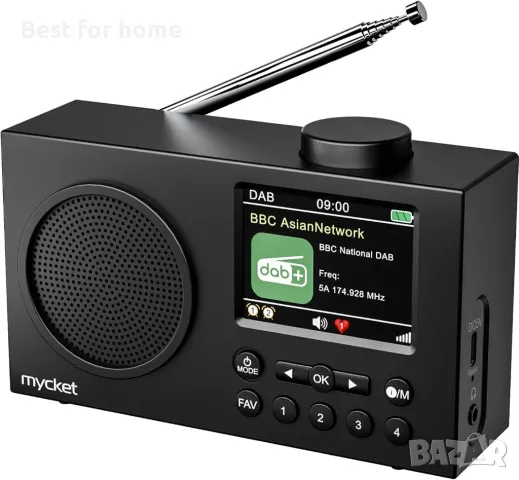 Преносимо DAB радио с Bluetooth,  Mycket