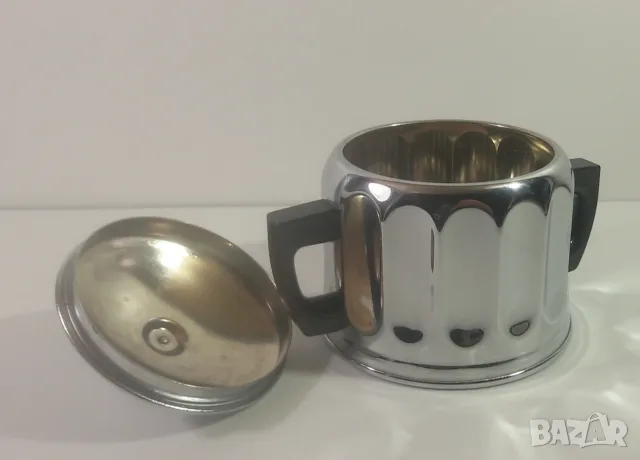 [Продадена] Метална захарница, 370 грама, МНЦ, снимка 5 - Аксесоари за кухня - 56544397