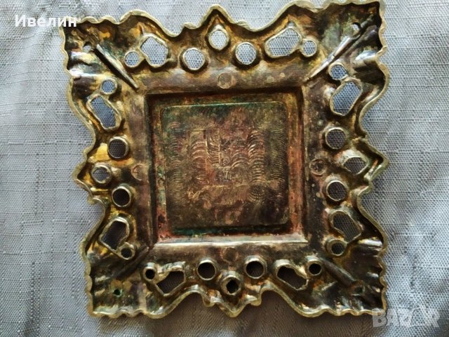 стара метална апликация, снимка 3 - Антикварни и старинни предмети - 29598863