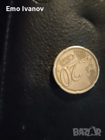 Chipre 20 céntimos 2008 Barco de Kyrenia, снимка 2 - Нумизматика и бонистика - 53290549