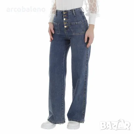 Дамски дънки с висока талия , снимка 2 - Дънки - 48494003