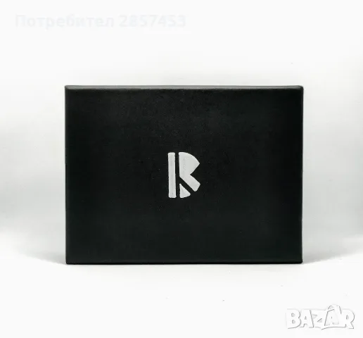 BEWMER RFID портфейл с карбоново фибърно щипка за пари, кафяв