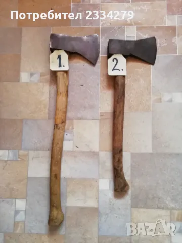  Стари брадви, тупори секири,  има военни немски от WW-2, снимка 6 - Антикварни и старинни предмети - 48083696