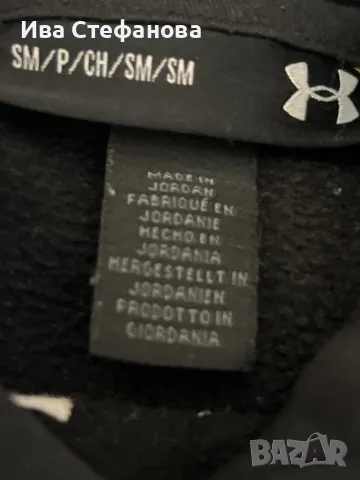Wow Under Armour USA черно ново худи блуза спотно горнище с качулка , снимка 7 - Блузи с дълъг ръкав и пуловери - 48991856