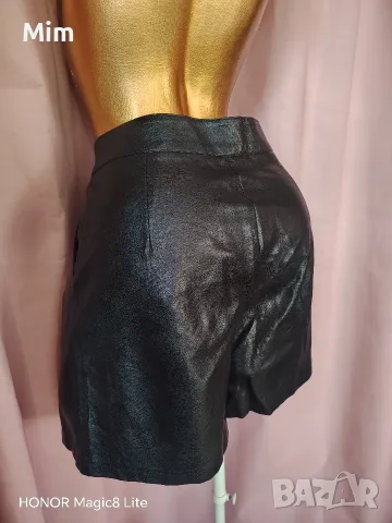 M /L Черен кожен елек / корсет / и къси кожени панталони , снимка 14 - Корсети, бюстиета, топове - 56165319