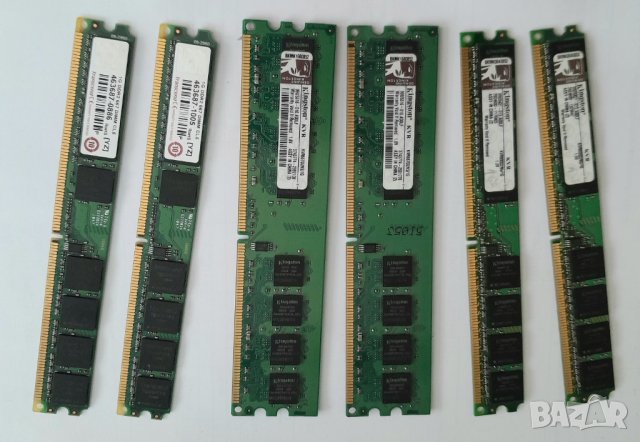 Рам памети DDR 2 за компютър, снимка 13 - RAM памет - 32852127