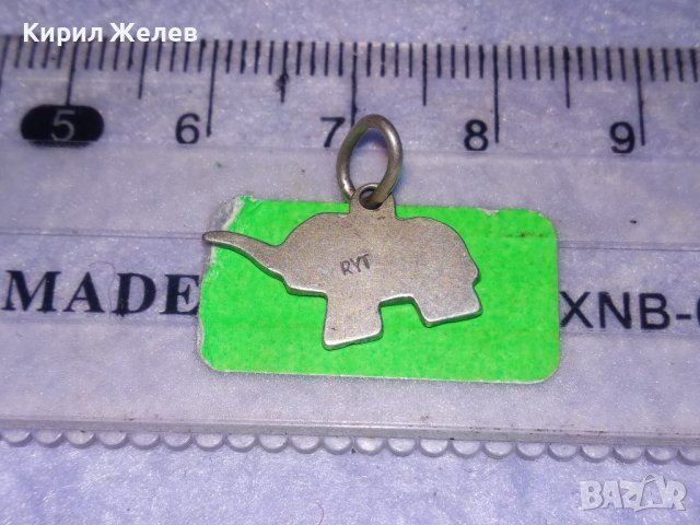 Старо СРЕБЪРНО КЪСМЕТЛИЙСКО СЛОНЧЕ ВИСОКА ПРОБА СРЕБРО с ЩЕМПЕЛ - RYT - ФИГУРАЛЕН АРТ МЕДАЛЬОН 25226, снимка 5 - Колиета, медальони, синджири - 39379359