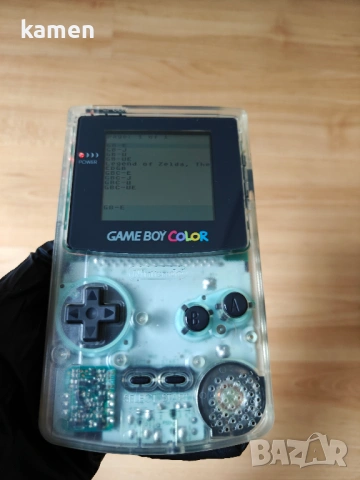 НЕУПОТРЕБЯВАН Nintendo Game Boy Color Clear (Японско издание) в ПЪЛЕН КОМПЛЕКТ + 2500 игри ПОДАРЪК, снимка 3 - Nintendo конзоли - 54058272