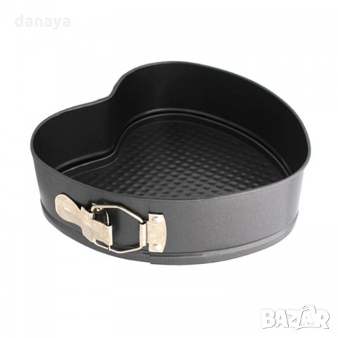 2472 Малка форма за печене с падащо дъно Сърце, снимка 2 - Форми - 34961974