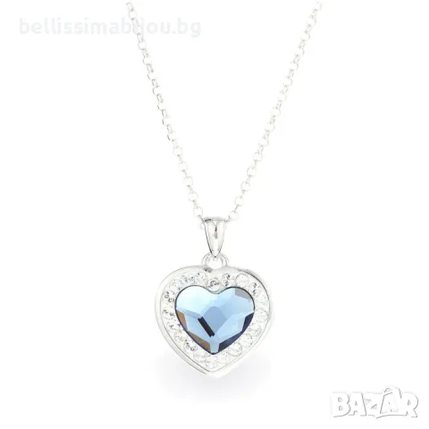 Дамско Сребърно Колие с Кристали Сваровски/Swarovski