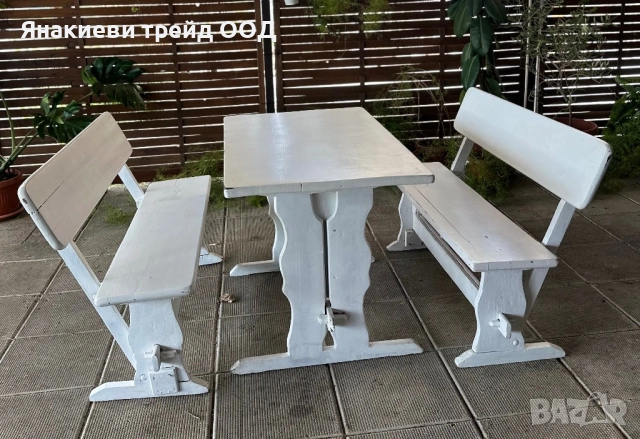 Маси с пейки, снимка 2 - Градински мебели, декорация  - 54286434