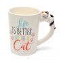Сувенирна чаша с коте