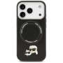 Оригинален кейс Karl Lagerfeld Karl and Choupette Pins MagSafe и Протектор За iPhone 17 Pro (6.3), Ч, снимка 2