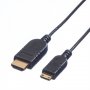 Кабел HDMI-Mini HDMI 1.2м Roline 11.04.5630 HDMI-M to Mini HDMI-M Full HD 4K, снимка 1 - Кабели и адаптери - 31396887