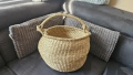 Плетена кошница с дръжка Ø35, снимка 1