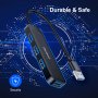 USB 3.0 хъб, Beikell USB хъб за данни 4 порта ултра тънък високоскоростен за Macbook, Mac Pro/Mini, снимка 4