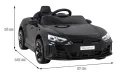 Audi RS E-Tron GT 12V – Детска акумулаторна кола, Черна, EVA гуми, снимка 4