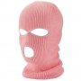 Зимна шапка маска - Pink Balaclava, снимка 4