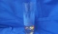 Ретро водни чаши, синя посипка, калиево стъкло – 6 бр, снимка 5