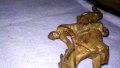 МНОГО СТАРА ЧУГУНЕНА БРОНЗИРАНА ФИГУРА на КОННИК ЖОКЕЙ ХУДОЖЕСТВЕНА МАЙСТОРСКА РЯДКА ИЗРАБОТКА 34157, снимка 10