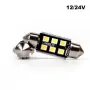 LED крушки 24V 6000K 6 SMD 2 броя, снимка 1