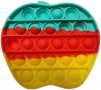Антистрес детска играчка Фиджет Попит FIDGET POP IT с форма на ябълка, многоцветна, снимка 1 - Игри и пъзели - 32112902