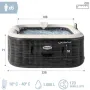 Надуваемо джакузи Intex PureSpa Greystone Bubble Deluxe, 6 места, 239 х 71 см, 170 въздушни струи, т, снимка 4