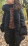 Детско кожено яке с пух за 6-7 год., снимка 2