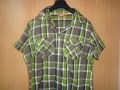 Дамска карирана зелена риза с къс ръкав Fjall Raven размер М , снимка 6