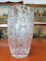 Елегантна кристална ваза. Ръчно гравирана.Чудесен декор към всеки дом. , снимка 1