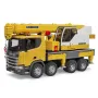 BRUDER КАМИОН SCANIA SUPER 560R С КРАН LIEBHERR И L+S МОДУЛ 03571, снимка 4