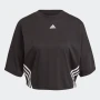 adidas Performance CROPPED TEE W - страхотна дамска тениска L, снимка 1