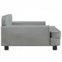 vidaXL Кучешко легло светлосиво 90x53x30 см кадифе, снимка 4