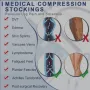 Медицински компресионни чорапи Beister с високи бедра и силиконова лента. За жени и мъже, снимка 6