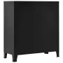vidaXL Индустриален скрин за съхранение, черен, 90x40x100 cм, стомана, снимка 3